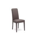 Set 2 Sedie 59x46xH99 cm in Similpelle Anita Tortora