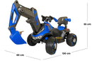 Escavatore Elettrico per Bambini 6V Kidfun Ruspa Force Blu e Nero