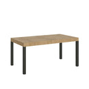  Tavolo Allungabile 140-400x90x77 cm Everyday Premium Quercia Natura Gambe Antracite
