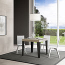  Tavolo Allungabile 90-246x90x77 cm Flame Cashmere Telaio Antracite