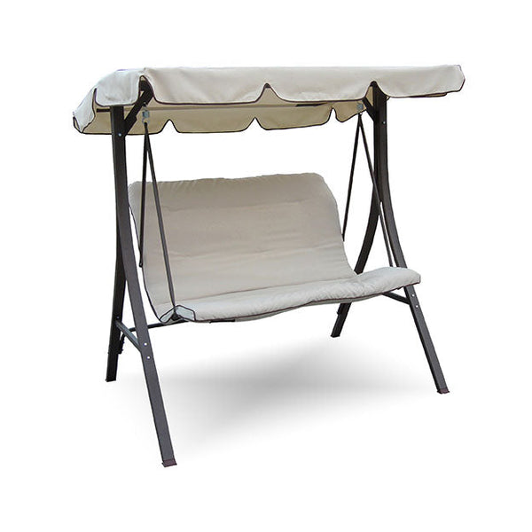 online Dondolo da Giardino 2 Posti in Ferro e Poliestere Taddei Taormina Marrone