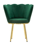 Poltrona Mindy Verde 70x63x83 cm in Legno e Ferro 