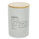 Set 3 Barattoli Sale Zucchero e Caffè 750 ml in Ceramica VdE Tivoli 1996 
