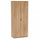 Armadio 2 Ante 75x38x174 h cm in Truciolare bilaminato Marrone chiaro