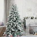 Albero di Natale Innevato Artide 240 cm Folto Foltissimo Realistico 1260 Punte