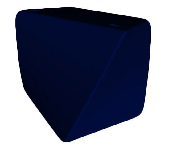 online Pouf da Giardino 45x45 cm in Resina Arkema Twisty Pouf Blue