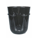 Set 6 Bicchieri Acqua Vis à Vis Stones in Vetro VdE Tivoli 1996 Grigio Trasparente Nero