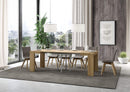 Tavolo Allungabile 90-246x90x77 cm Roxell Quercia Naturale