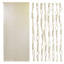 Tenda a Fili per Porta Antimosche 110x250 cm in Paper Crema