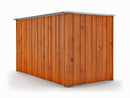 Casetta Box da Giardino in Lamiera di Acciaio Porta Utensili 175x307x182 cm Enaudi Legno