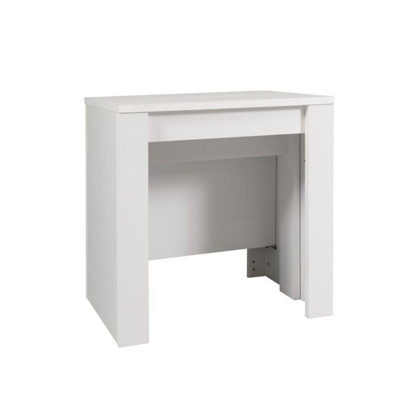 sconto Consolle Allungabile 78,5x54/252x78 cm Baku bianca