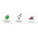 Stufa a Bioetanolo da Interno 4kW Ventilata Karlsen Compact Bianco