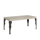 Tavolo Allungabile 180-284x90x77 cm Paxon Cashmere Telaio Antracite 