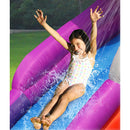 Castello Giostra Acquascivolo Squalo Gonfiabile Pompa Inclusa Happy Hop 9417