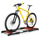 Rullo Bici Allenamento Lunghezza Regolabile 145x56x10,5 cm  Nero e Rosso