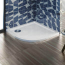 Piatto Doccia Semicircolare In Acrilico Bianco Fosterberg Floret 4 Ultraslim