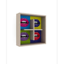 Libreria pensile Kiss 60x60x16 cm