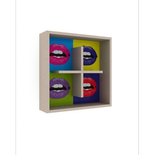 acquista Libreria pensile Kiss 60x60x16 cm