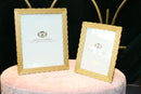 Cornice Chain Glam 19,3x1,5x24,3 cm in Poliresina e Vetro Oro