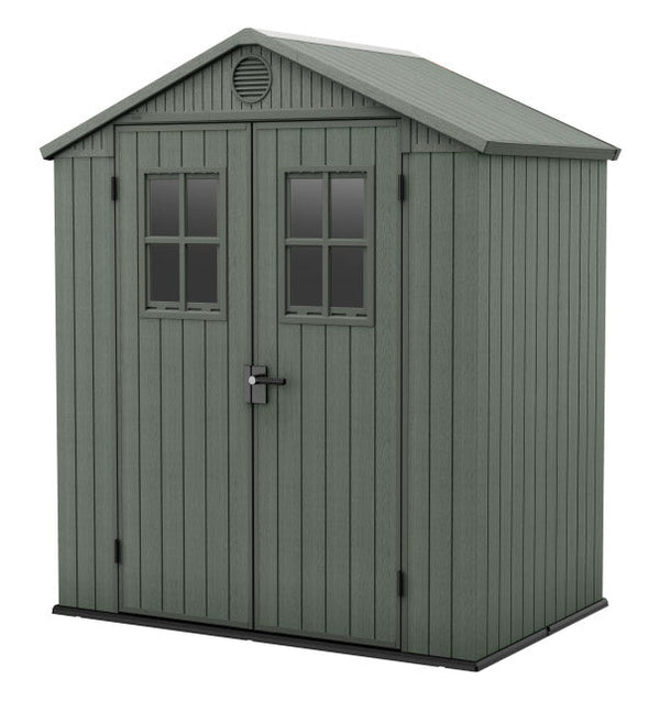 prezzo Casetta da Giardino Porta Attrezzi 190x122x221 cmin Evotech+ Keter Darwin 6x4 Verde