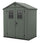 Casetta da Giardino Porta Attrezzi 190x122x221 cmin Evotech+ Keter Darwin 6x4 Verde