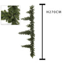 Ghirlanda di Pigne con Drop 333 Tips H270 cm Verde