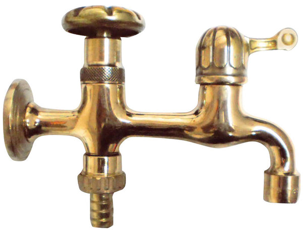 Rubinetto Doppio per Fontana da Giardino in Ottone Morelli Double sconto