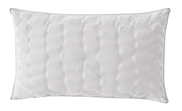 Guanciale 45x75 cm in Memory Foam Bioceramica Grigio Chiaro online