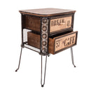 Mobile Vintage con 2 Cassetti H 635 cm