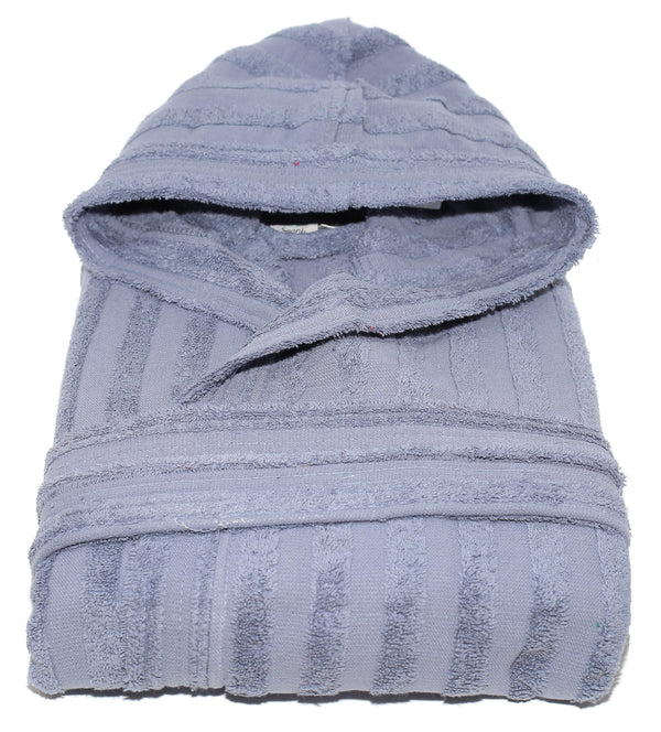 Accappatoio in Spugna 100% Cotone Sally Lines Denim Blue acquista