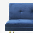 Divano Letto Clic Clac 180x89x78 cm in Poliestere Blu