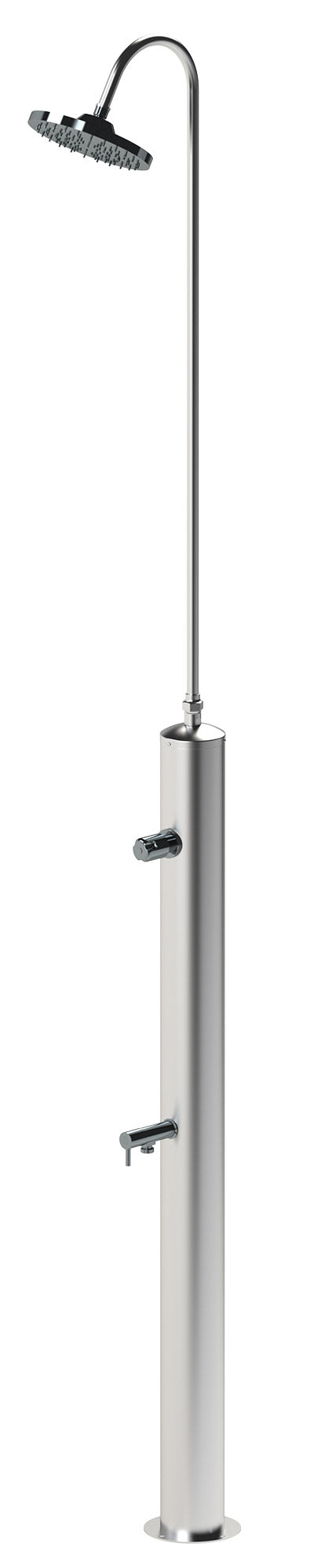 Doccia da Giardino con Rubinetto Chiusura Manuale Doccia e Lavapiedi Minijet-R Inox Anodizzato acquista