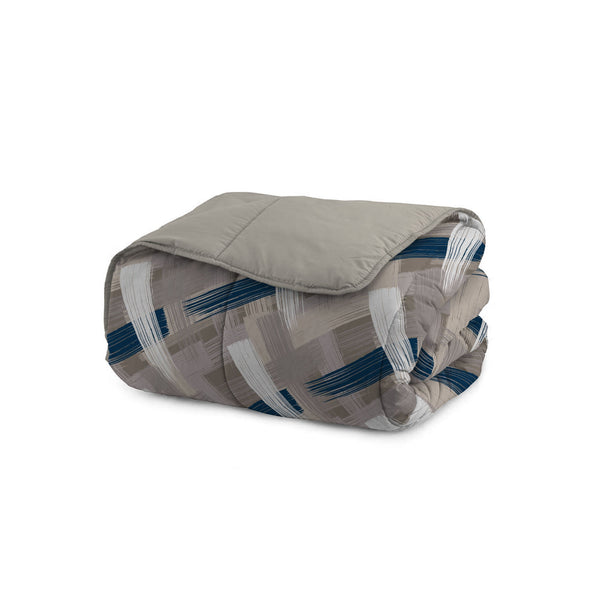 Trapunta Invernale 180gr con Stampa in Microfibra Pennellate Varie Misure sconto