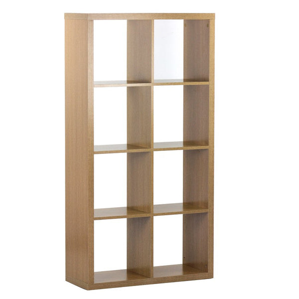 Libreria 8 Ripiani 77x147x30 cm in Legno MDF Effetto Rovere sconto