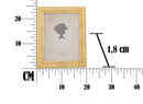 Cornice Stick Glam 20x1,8x25 cm in Resina Oro