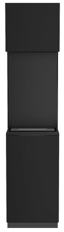 Camino a Bioetanolo da Pavimento 40,8x170 cm Flig Nashville Nero