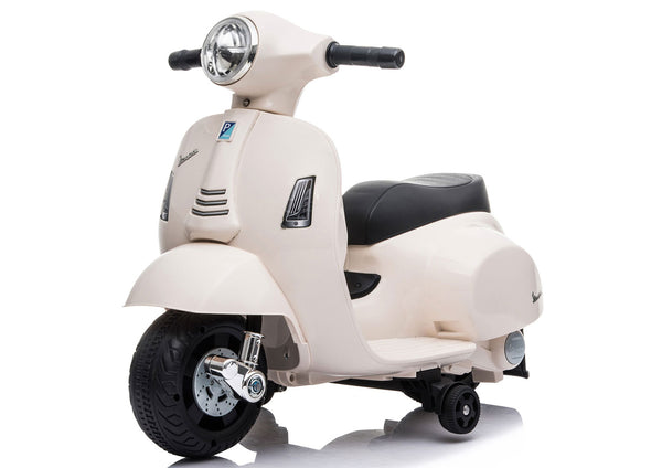 Scooter Elettrico per Bambini Licenza Ufficiale Piaggio Vespa Small 7,2V 2,5Ah Bianco sconto