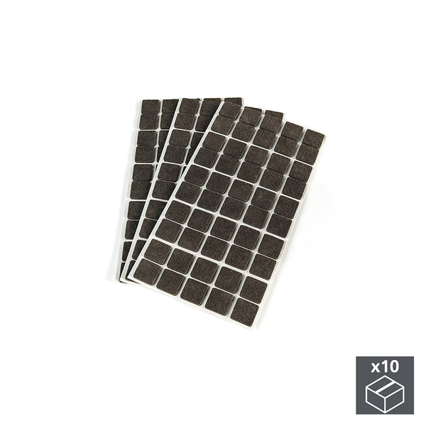 Feltrini Adesivi per Mobile Quadrati 20 x 20 mm 1.500 Pezzi Emuca sconto