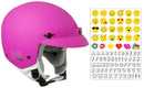 Casco Demi-Jet per Bambini con Frontino CGM Cuba Smile 204S Fucsia Opaco 