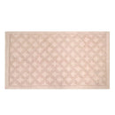 Tappeto Bagno Design Rombi 50x90 cm in Cotone Rosa