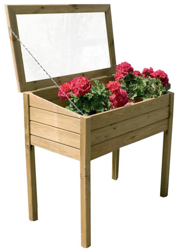 Serra per Sementi con Anta 50x100x75/82 cm in Legno FSC Impregnato online