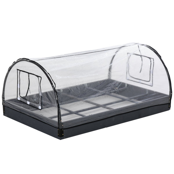 online Mini Serra da Giardino Balcone 120x79x53 cm in PVC Trasparente