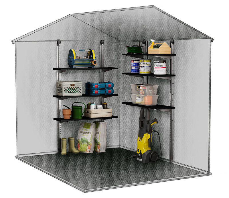 Scaffale Espandibile A 3 Ripiani In Metallo Con Bordo Rialzato – Carico 30 Kg, Per Cucina E Microonde, 56x35x80 Cm