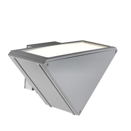 Lampada Applique Verticale con Led Colore Alluminio per Esterno Linea Three Livos prezzo