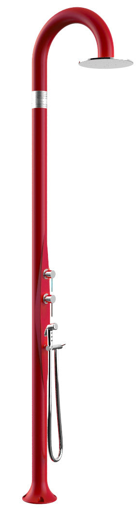 Doccia da Esterno Giardino Miscelatore Deviatore e Doccetta Mobile Arkema Funny Yin Ruby prezzo