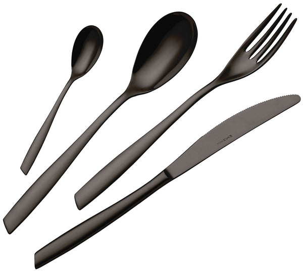 Servizio Set di Posate 24 Pezzi in Acciaio 18/10 PVD Eme Eleven Black prezzo