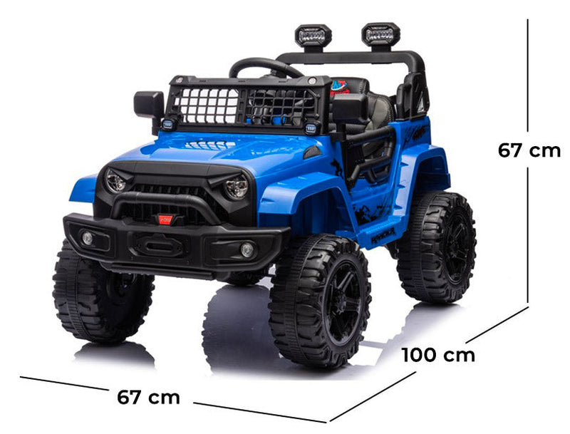 Macchina Elettrica per Bambini 12V Baby Fuoristrada Blu