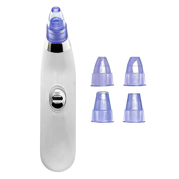 Aspiratore Pulitore Facciale per Punti Neri a Batteria Bianco sconto