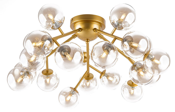 Plafoniera Modern in Metallo Dallas Oro acquista