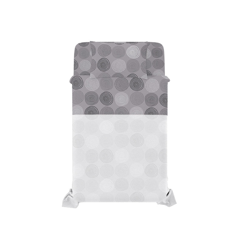 Set Lenzuola Singolo con Stampa Sopra Sotto e Federa Linea River Tago 